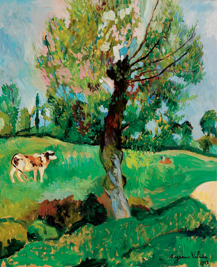  Suzanne Valadon —— L'AULNE DANS LA PRAIRIE